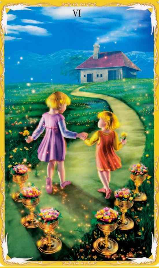 聖杯六塔羅牌