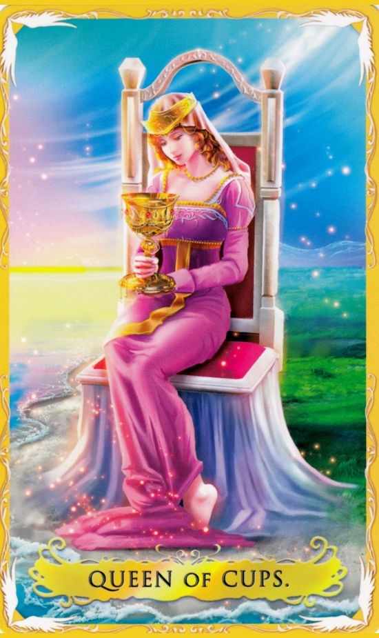 聖杯王后塔羅牌