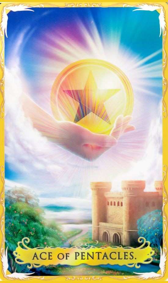 錢幣王牌塔羅牌