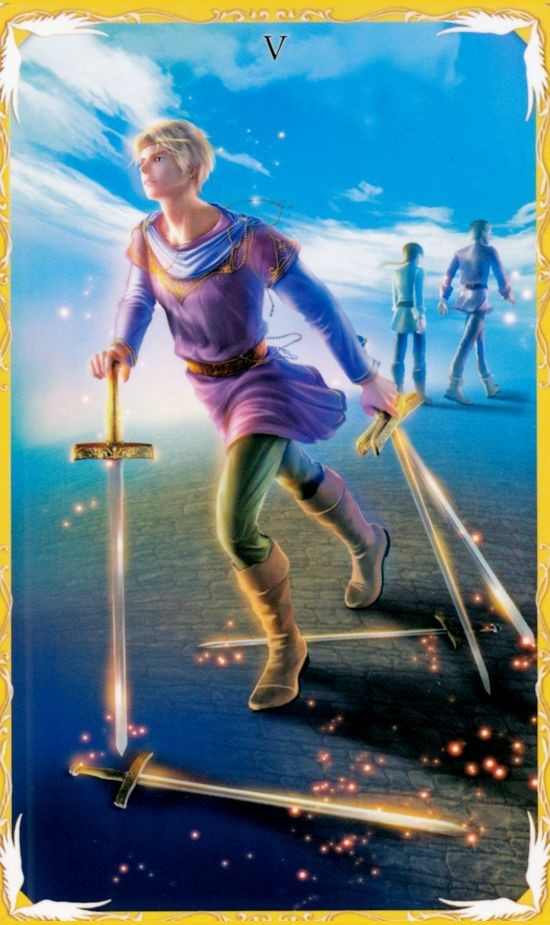 寶劍五塔羅牌