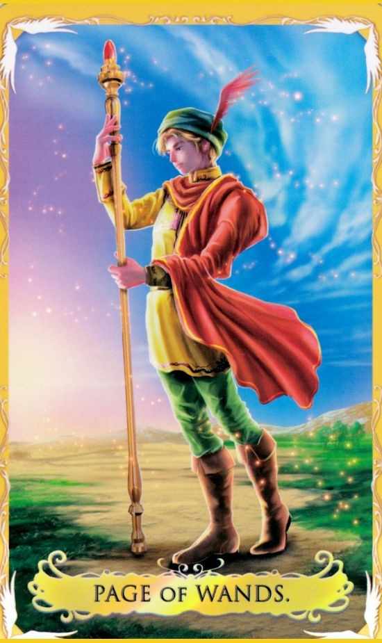 權杖侍者塔羅牌