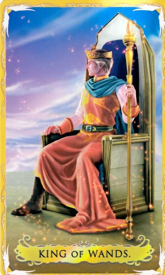 權杖國王塔羅牌